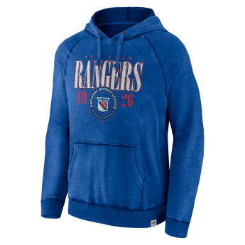 New York Rangers męska bluza z kapturem A/LS Hoodie blue