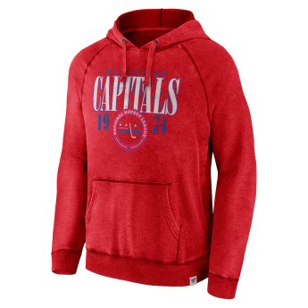 Washington Capitals męska bluza z kapturem A/LS Hoodie red