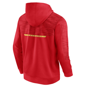 Calgary Flames męska bluza z kapturem Poly Fleece POH red