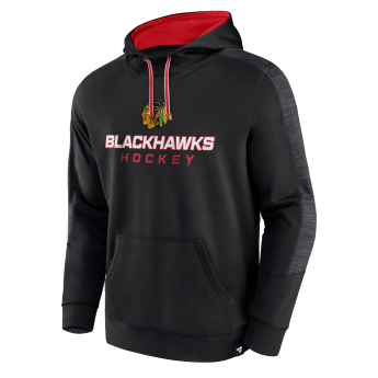 Chicago Blackhawks męska bluza z kapturem Poly Fleece POH black
