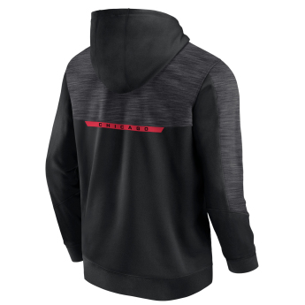 Chicago Blackhawks męska bluza z kapturem Poly Fleece POH black