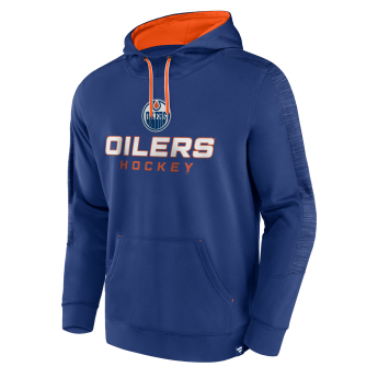 Edmonton Oilers męska bluza z kapturem Poly Fleece POH blue