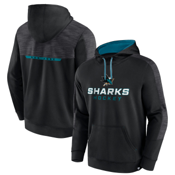 San Jose Sharks męska bluza z kapturem Poly Fleece POH black