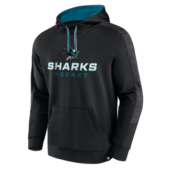 San Jose Sharks męska bluza z kapturem Poly Fleece POH black