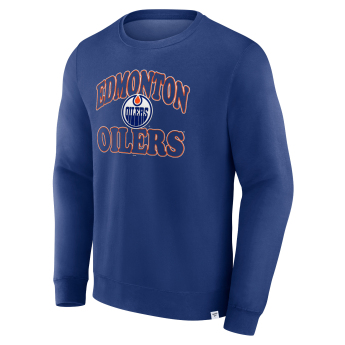 Edmonton Oilers bluza męska Fleece Crew