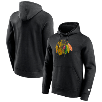 Chicago Blackhawks męska bluza z kapturem Primary Logo Graphic Hoodie black