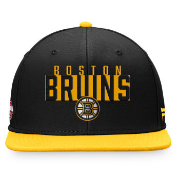 Boston Bruins czapka flat baseballówka Fundamental Color Blocked Snapback