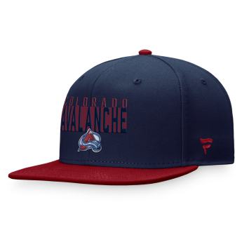 Colorado Avalanche czapka flat baseballówka Fundamental Color Blocked Snapback