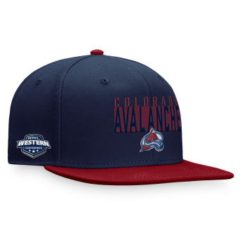 Colorado Avalanche czapka flat baseballówka Fundamental Color Blocked Snapback