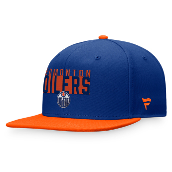 Edmonton Oilers czapka flat baseballówka Fundamental Color Blocked Snapback