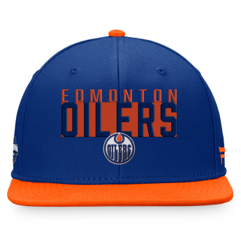 Edmonton Oilers czapka flat baseballówka Fundamental Color Blocked Snapback