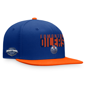 Edmonton Oilers czapka flat baseballówka Fundamental Color Blocked Snapback
