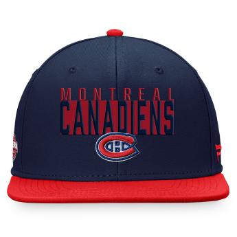 Montreal Canadiens czapka flat baseballówka Fundamental Color Blocked Snapback