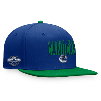Vancouver Canucks czapka flat baseballówka Fundamental Color Blocked Snapback