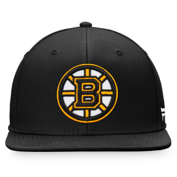 Boston Bruins czapka flat baseballówka Core Snapback black