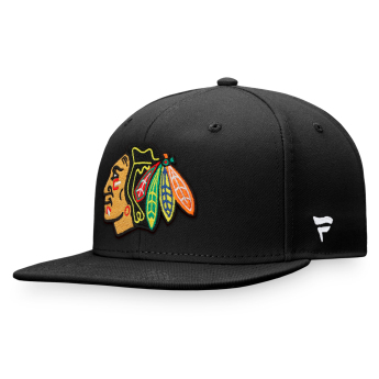 Chicago Blackhawks czapka flat baseballówka Core Snapback black