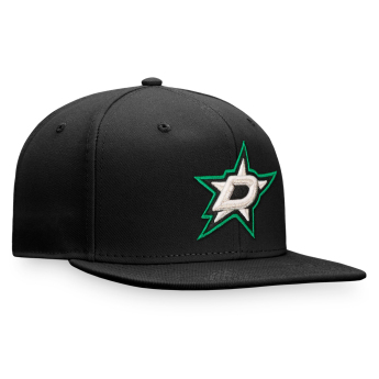 Dallas Stars czapka flat baseballówka Core Snapback black