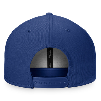 Edmonton Oilers czapka flat baseballówka Core Snapback blue