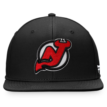 New Jersey Devils czapka flat baseballówka Core Snapback black