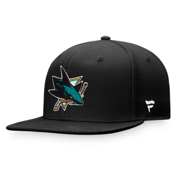 San Jose Sharks czapka flat baseballówka Core Snapback black