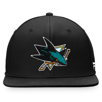 San Jose Sharks czapka flat baseballówka Core Snapback black