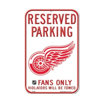 Detroit Red Wings tablica na ścianę Reserved Parking Sign