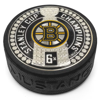 Boston Bruins krążek 6-Time Stanley Cup Champions 3 Dynasty Trimflexx Puck