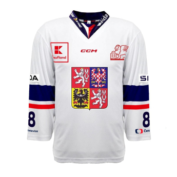 Reprezentacje hokejowe hokejowa koszulka meczowa Czech Republic 2023/24 CCM PRO Authentic white