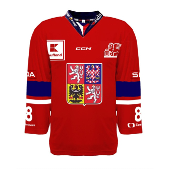 Reprezentacje hokejowe hokejowa koszulka meczowa Czech Republic 2023/24 CCM PRO Authentic - red