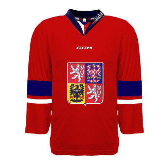 Reprezentacje hokejowe hokejowa koszulka meczowa Czech Republic 2023/2024 CCM Fandres replica - red
