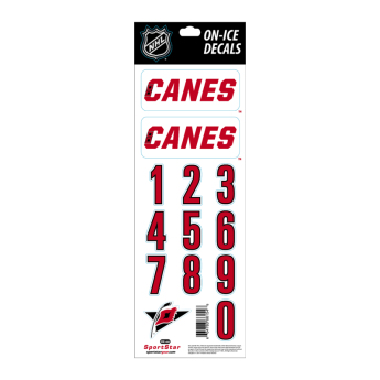 Carolina Hurricanes naklejki na kask Decals