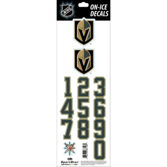 Vegas Golden Knights naklejki na kask Decals