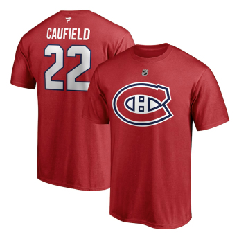 Montreal Canadiens koszulka męska Caufield #22 Authentic Stack Name & Number