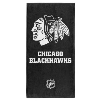 Chicago Blackhawks ręcznik plażowy Classic black
