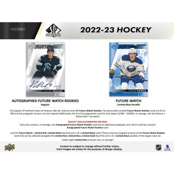 NHL pudełka karty hokejowe NHL 2022-23 Upper Deck SP Hockey Hobby Box