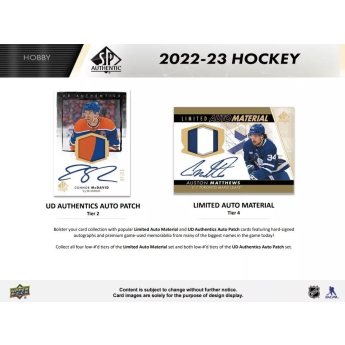 NHL pudełka karty hokejowe NHL 2022-23 Upper Deck SP Hockey Hobby Box