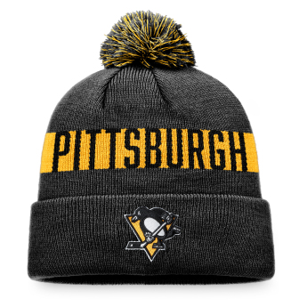 Pittsburgh Penguins czapka zimowa Fundamental Beanie Cuff with Pom