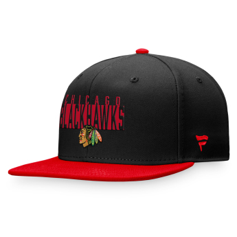 Chicago Blackhawks czapka flat baseballówka Fundamental Color Blocked Snapback