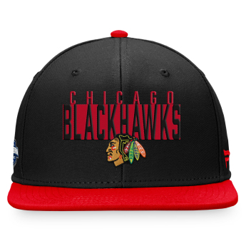 Chicago Blackhawks czapka flat baseballówka Fundamental Color Blocked Snapback