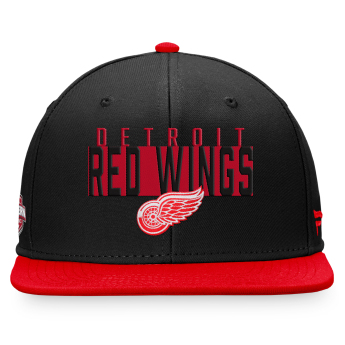 Detroit Red Wings czapka flat baseballówka Fundamental Color Blocked Snapback