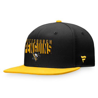 Pittsburgh Penguins czapka flat baseballówka Fundamental Color Blocked Snapback