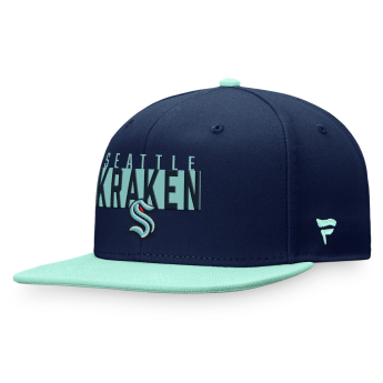 Seattle Kraken czapka flat baseballówka Fundamental Color Blocked Snapback