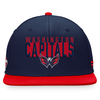 Washington Capitals czapka flat baseballówka Fundamental Color Blocked Snapback