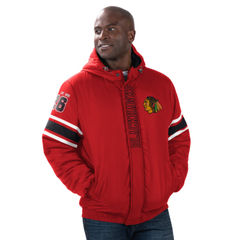 Chicago Blackhawks męska kurtka z kapturem Tight End Winter Jacket