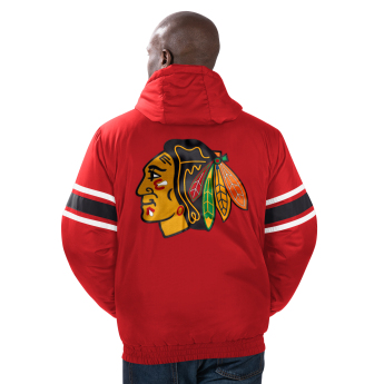 Chicago Blackhawks męska kurtka z kapturem Tight End Winter Jacket