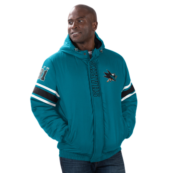 San Jose Sharks męska kurtka z kapturem Tight End Winter Jacket