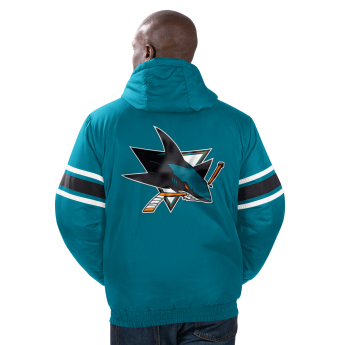 San Jose Sharks męska kurtka z kapturem Tight End Winter Jacket