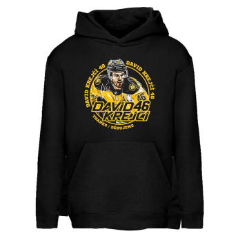 Boston Bruins męska bluza z kapturem David Krejčí #46 Exclusive Collection