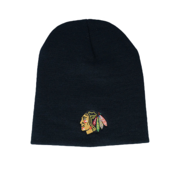 Chicago Blackhawks czapka zimowa Cuffless Knit Black