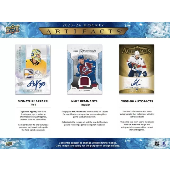 NHL pudełka karty hokejowe NHL 2023-24 Upper Deck Artifacts Hockey Hobby Box